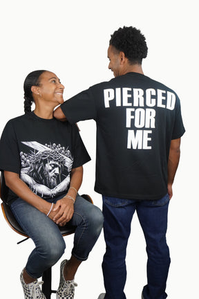 PIERCED FOR ME — CROWNED CROSS PREMIUM TEE