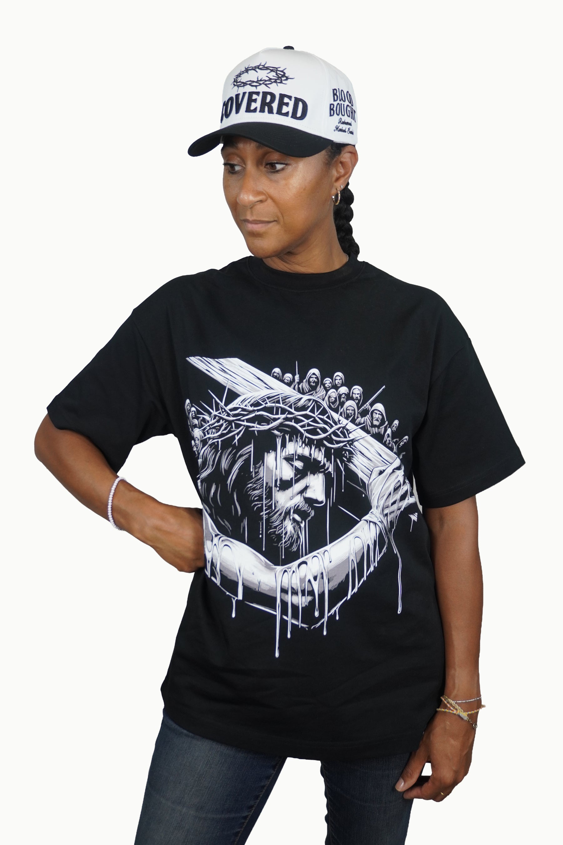 PIERCED FOR ME — CROWNED CROSS PREMIUM TEE
