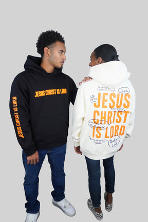 JESUS CHRIST IS LORD — SIGNATURE FULL FLEECE HOODIE i APRICOT