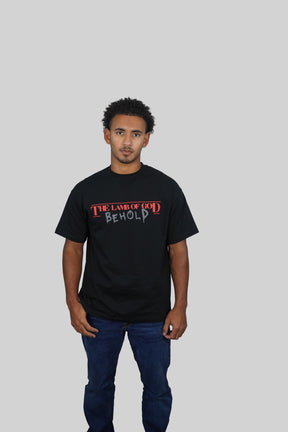 BEHOLD — THE LAMB OF GOD™ SIGNATURE PREMIUM PUFF PRINT TEE