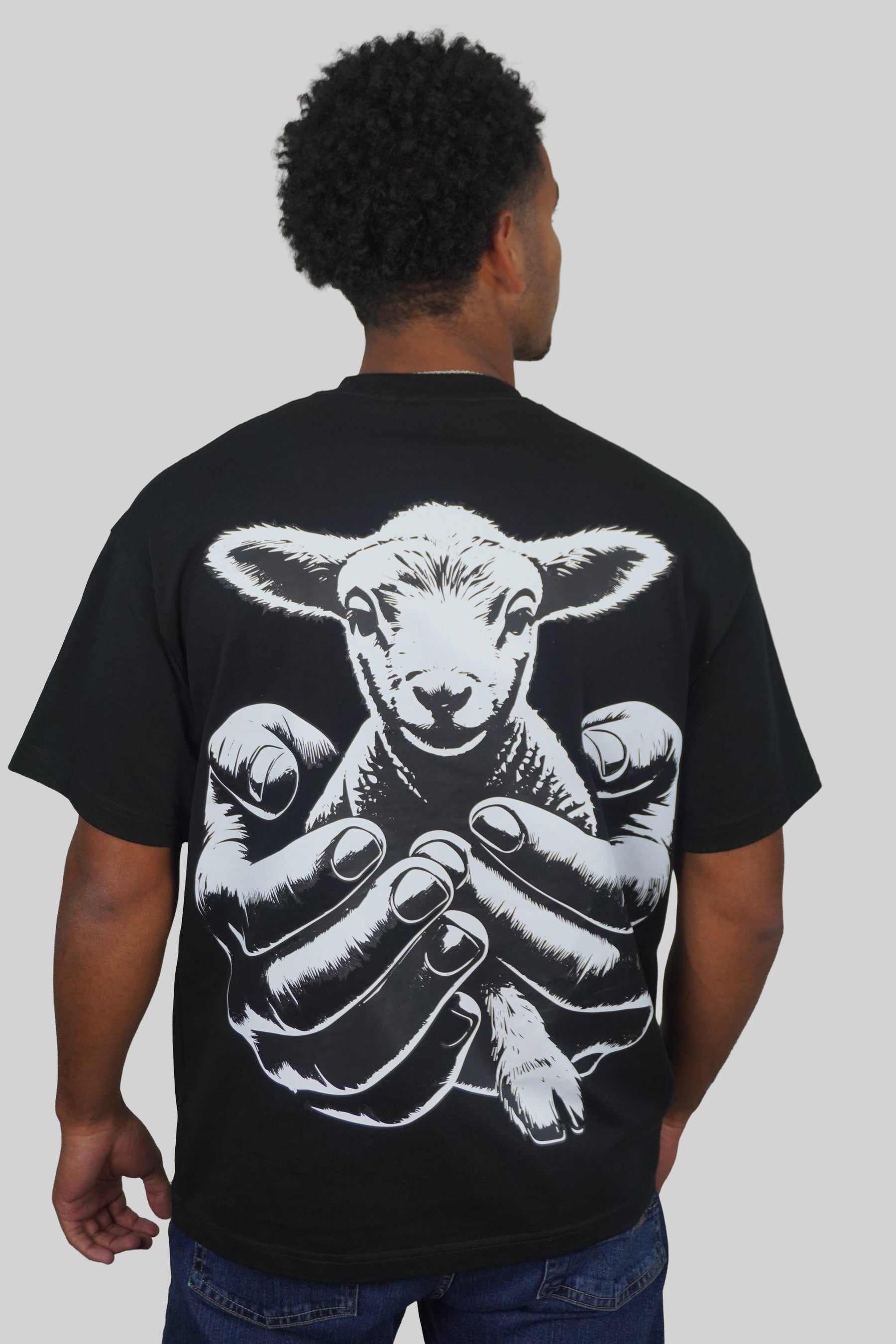 BEHOLD — THE LAMB OF GOD™ SIGNATURE PREMIUM PUFF PRINT TEE