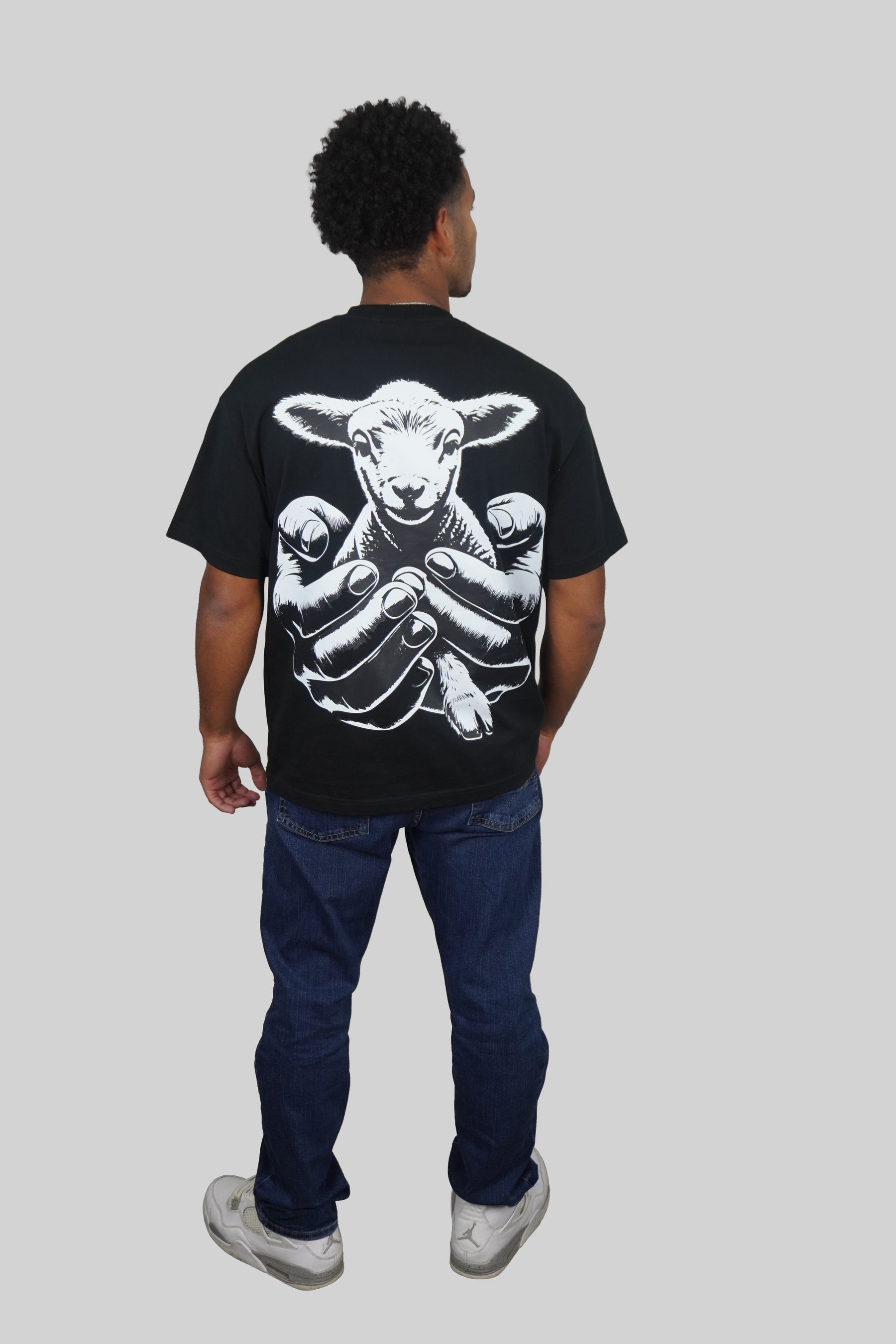 BEHOLD — THE LAMB OF GOD™ SIGNATURE PREMIUM PUFF PRINT TEE