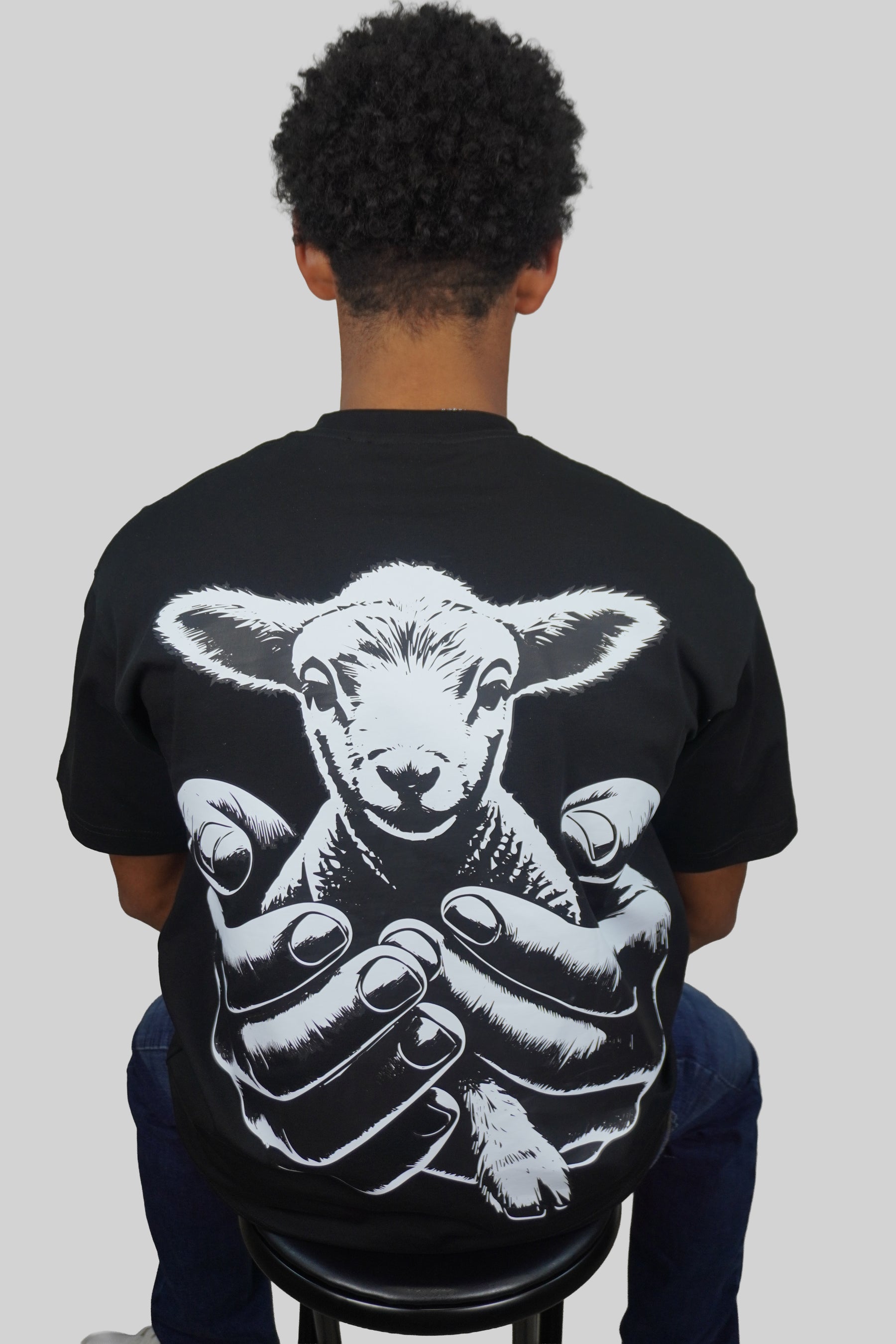 BEHOLD — THE LAMB OF GOD™ SIGNATURE PREMIUM PUFF PRINT TEE