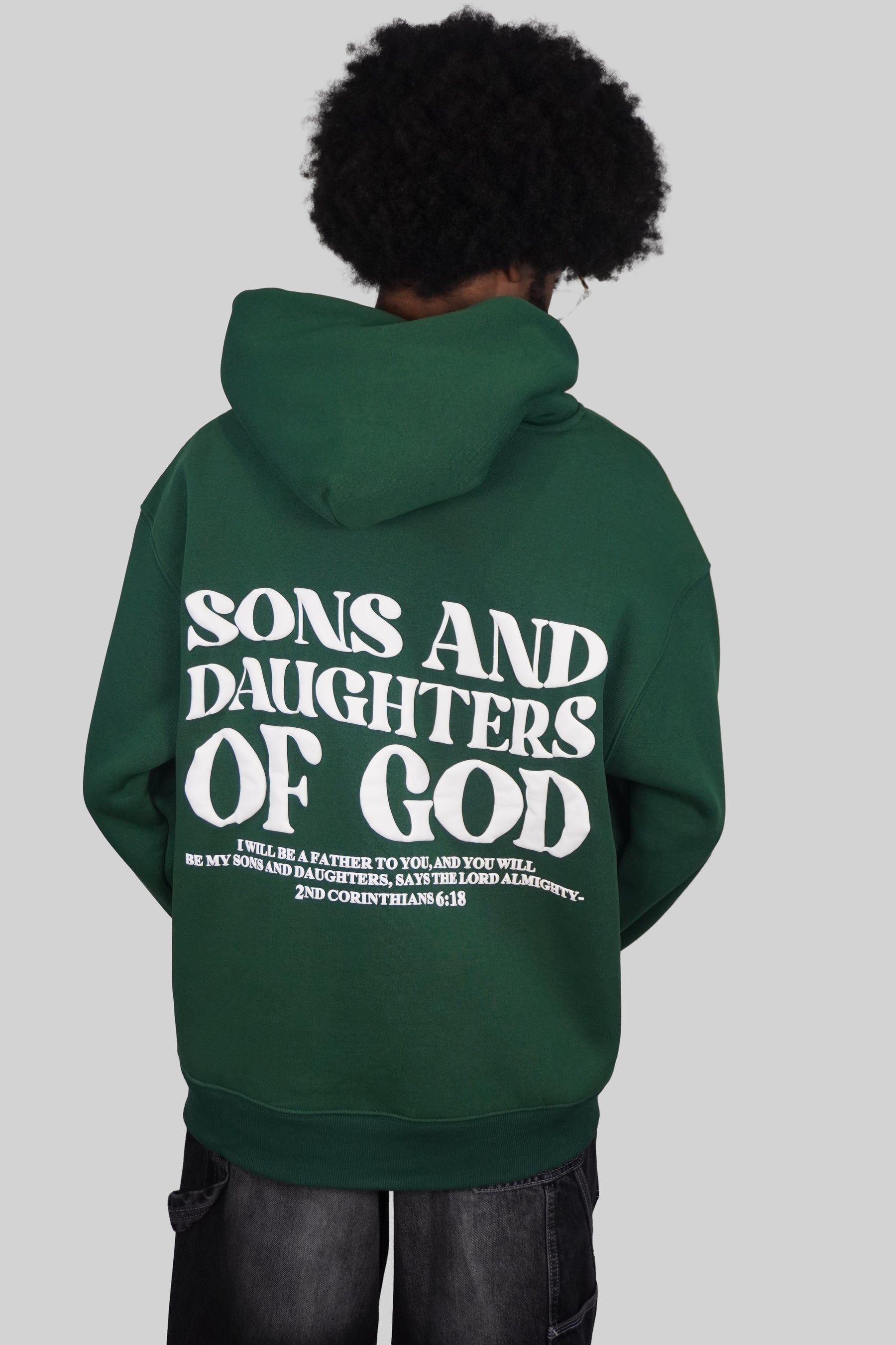 SONS AND DAUGHTERS OF GOD | Signature 3D Puff Print Hoodie