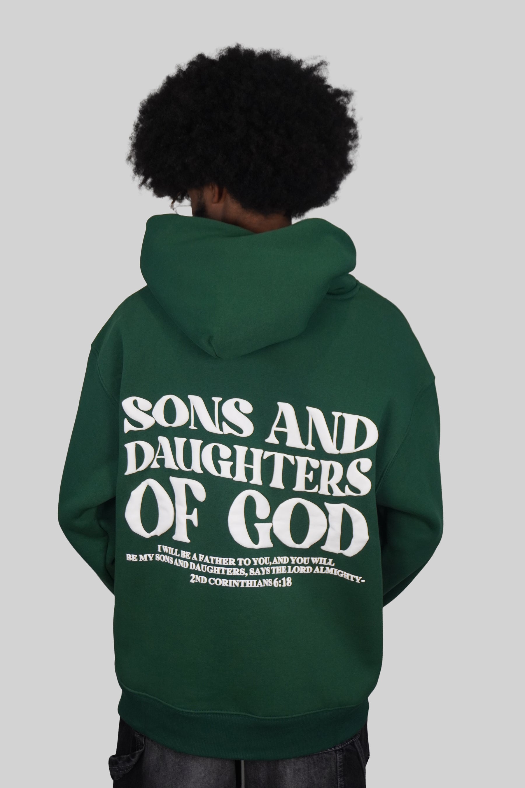 SONS AND DAUGHTERS OF GOD | Signature 3D Puff Print Hoodie