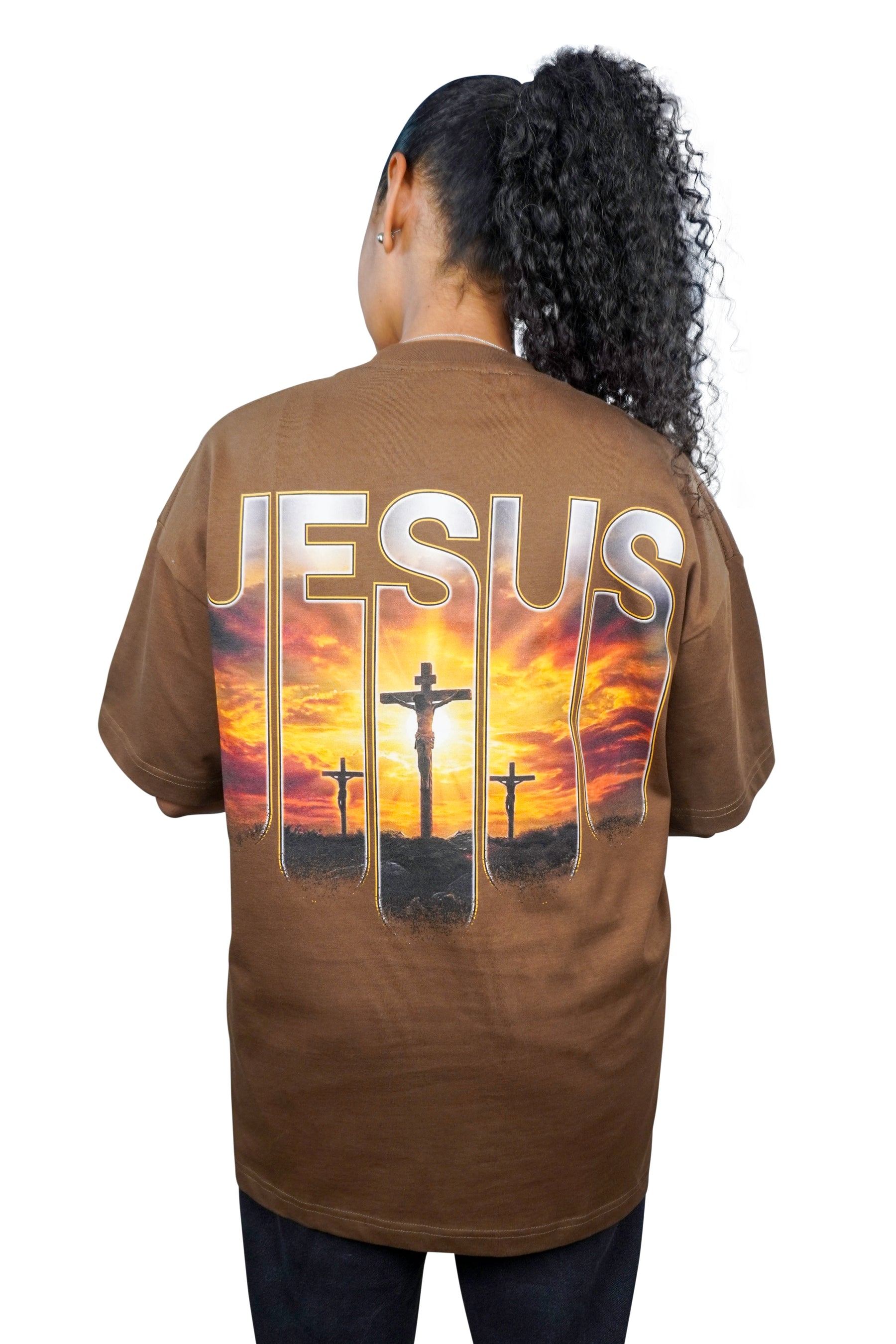 JESUS — THREE CROSS TEE