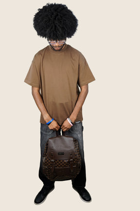 JOSHUA 1:9 — “DO NOT BE AFRAID” PREMIUM BACKPACK - BROWN