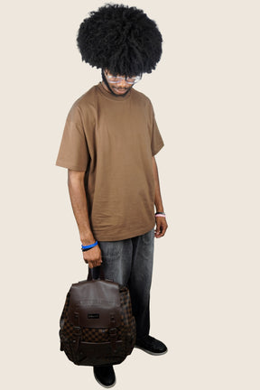 JOSHUA 1:9 — “DO NOT BE AFRAID” PREMIUM BACKPACK - BROWN