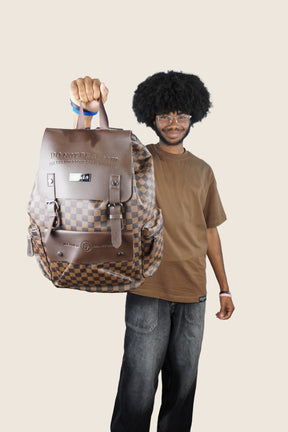 JOSHUA 1:9 — “DO NOT BE AFRAID” PREMIUM BACKPACK - BROWN