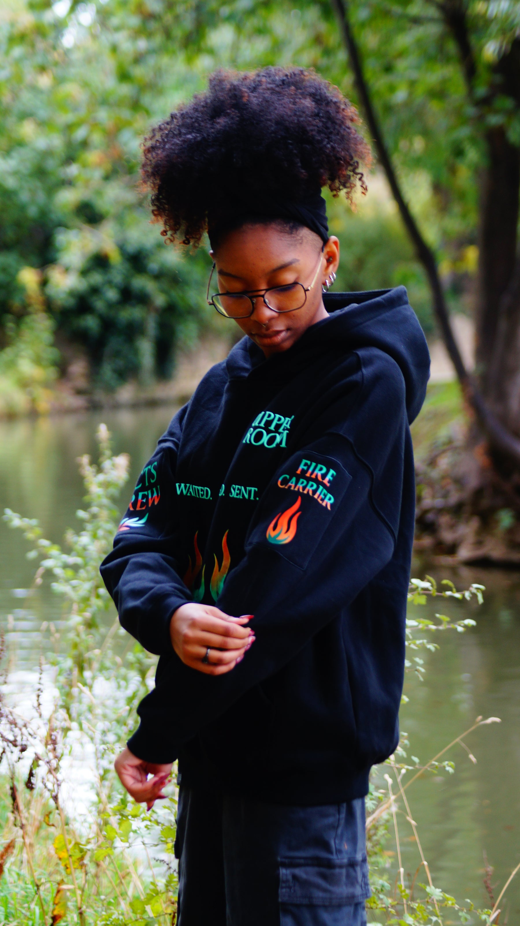 UPPER ROOM — “WAITED. FILLED. SENT.”  Premium Unisex Hoodie