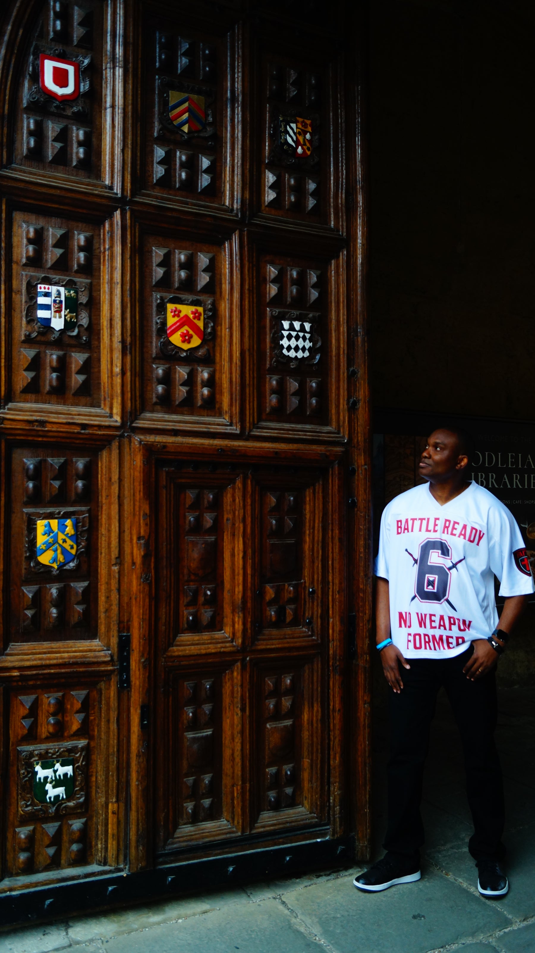 Battle Ready Oversized Jersey – “Full Armor” Edition - WHITE