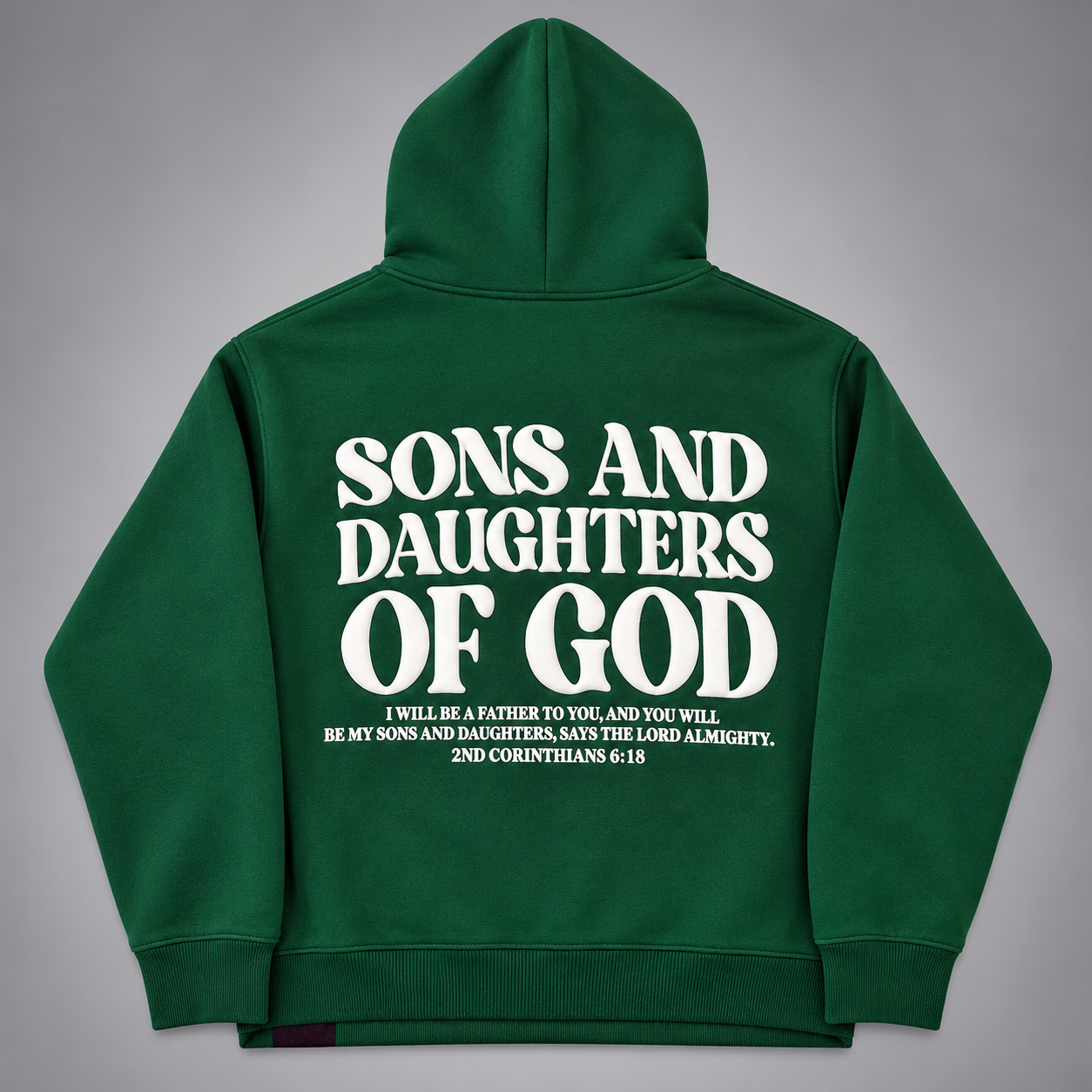 SONS AND DAUGHTERS OF GOD | Signature 3D Puff Print Hoodie