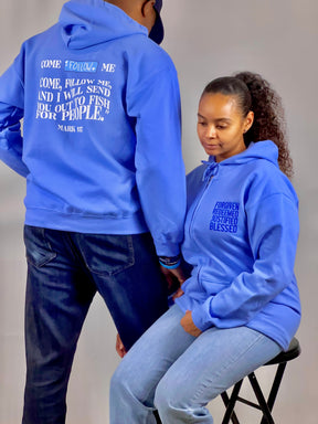 FOLLOW ME I UNISEX HEAVY BLEND ZIP HOODIE
