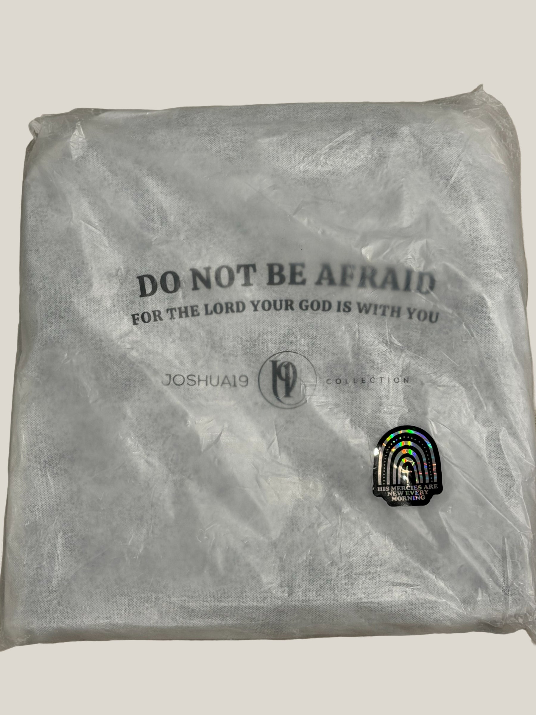 JOSHUA 1:9 — “DO NOT BE AFRAID” PREMIUM BACKPACK - BLACK
