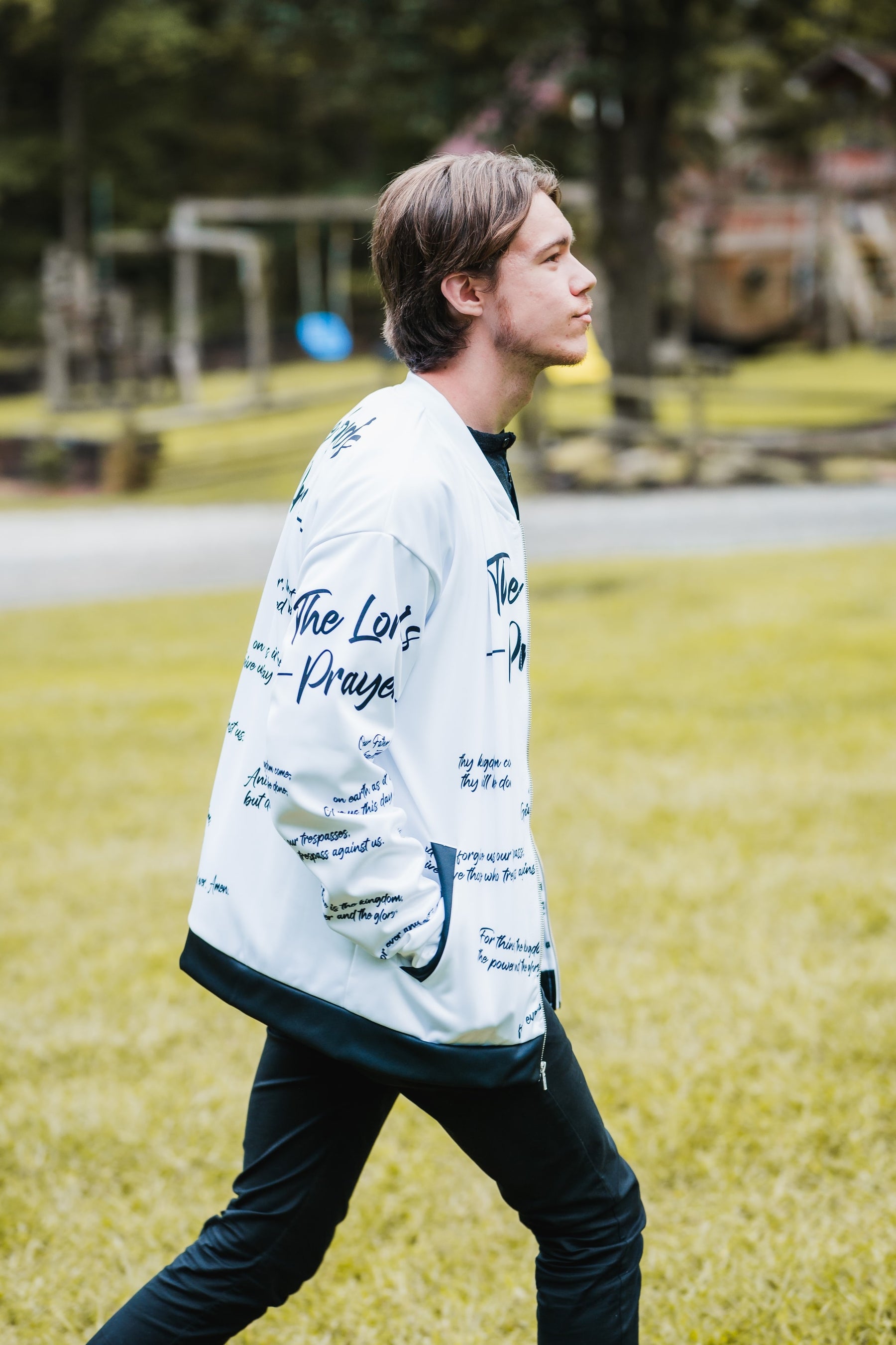 THE LORD'S PRAYER I UNISEX BOMBER JACKET