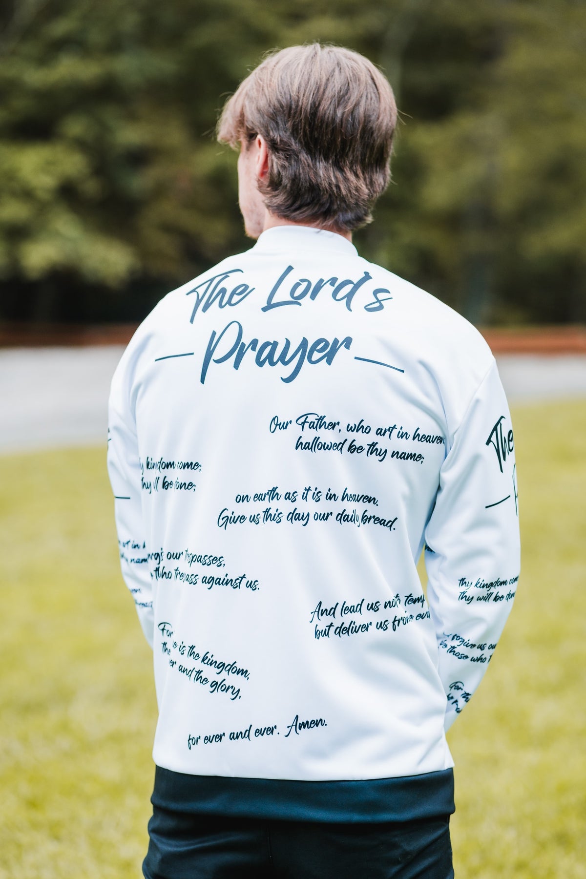 THE LORD'S PRAYER I UNISEX BOMBER JACKET