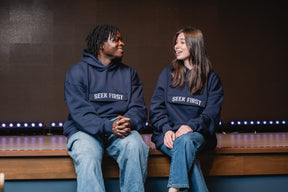 SEEK FIRST | JESUS HOODIE | ZIP AND SIDE POCKETS