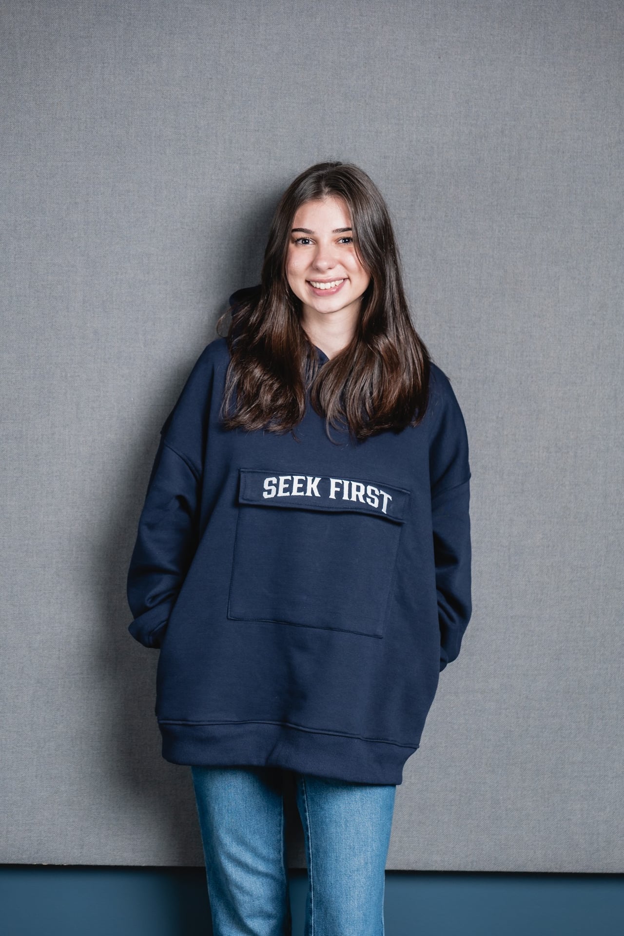 SEEK FIRST | JESUS HOODIE | ZIP AND SIDE POCKETS