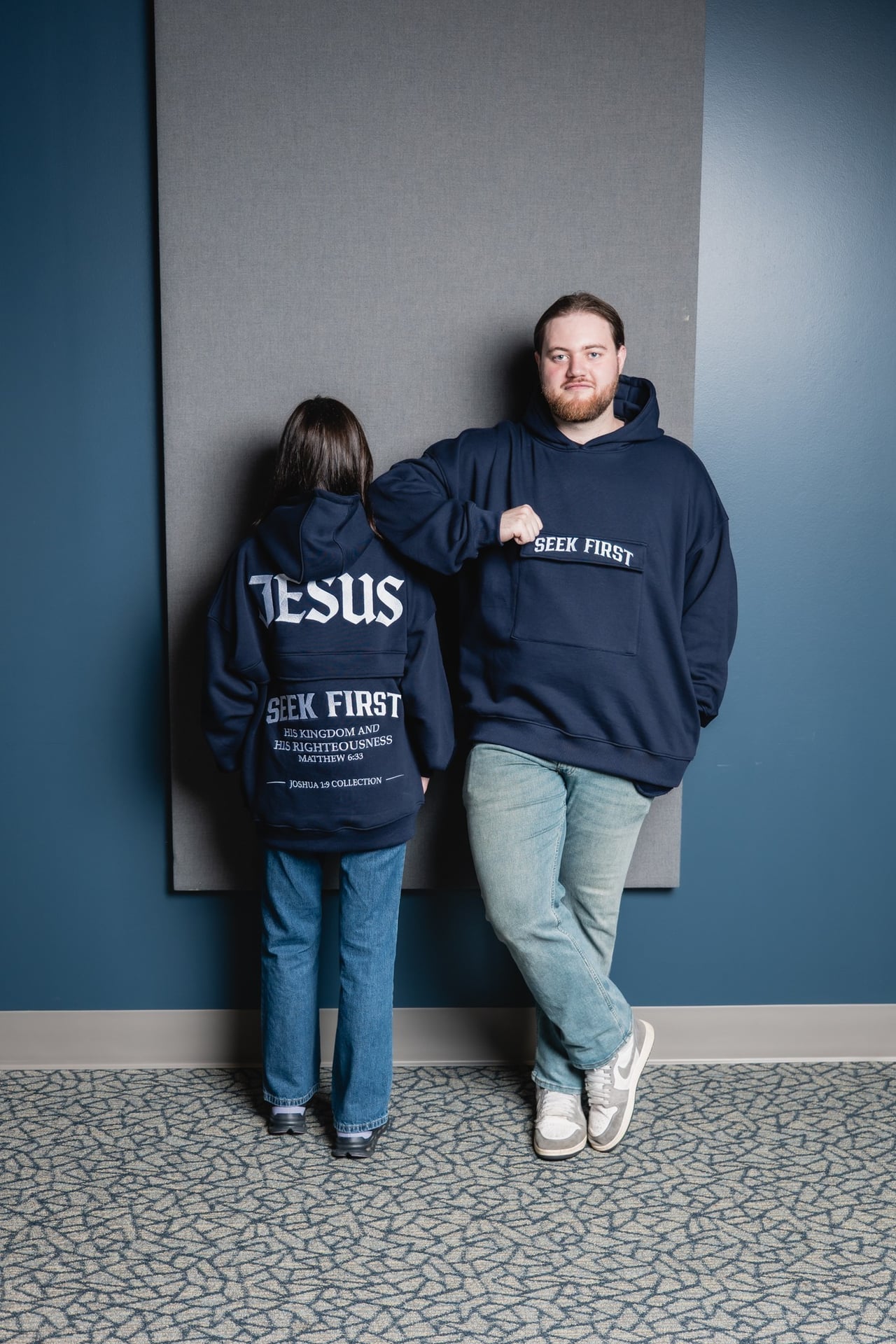 SEEK FIRST | JESUS HOODIE | ZIP AND SIDE POCKETS