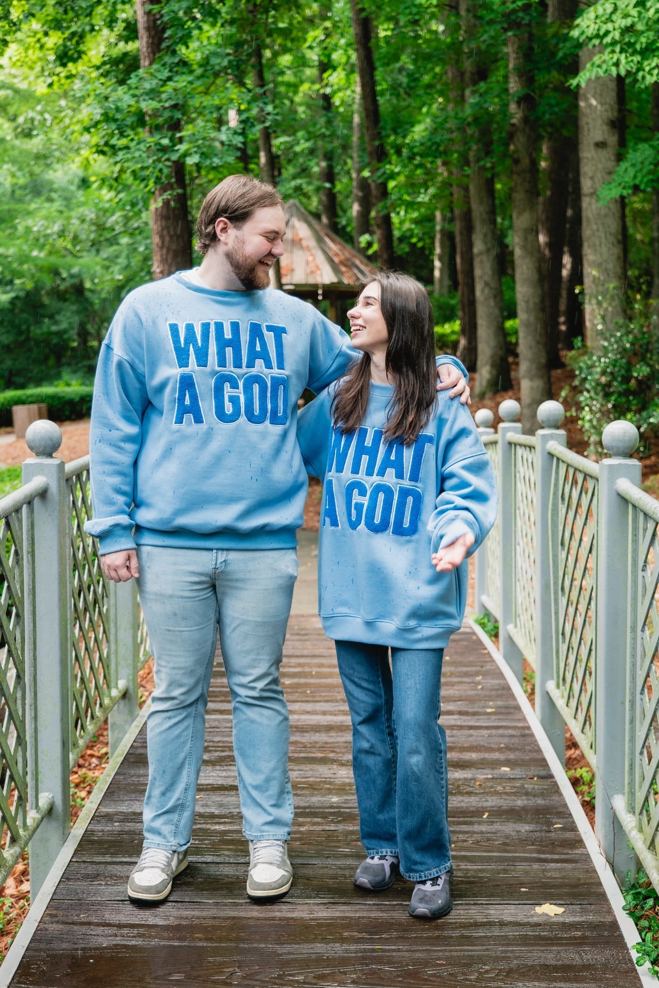 WHAT A GOD | OVERSIZED CHENILLE SWEATSHIRT