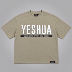 YESHUA | Signature 3D Puff Print Oversized Tee