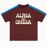 ALPHA AND OMEGA – Unisex Premium Oversized 3D Puff Print T-Shirt