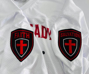 Battle Ready Oversized Jersey – “Full Armor” Edition - WHITE