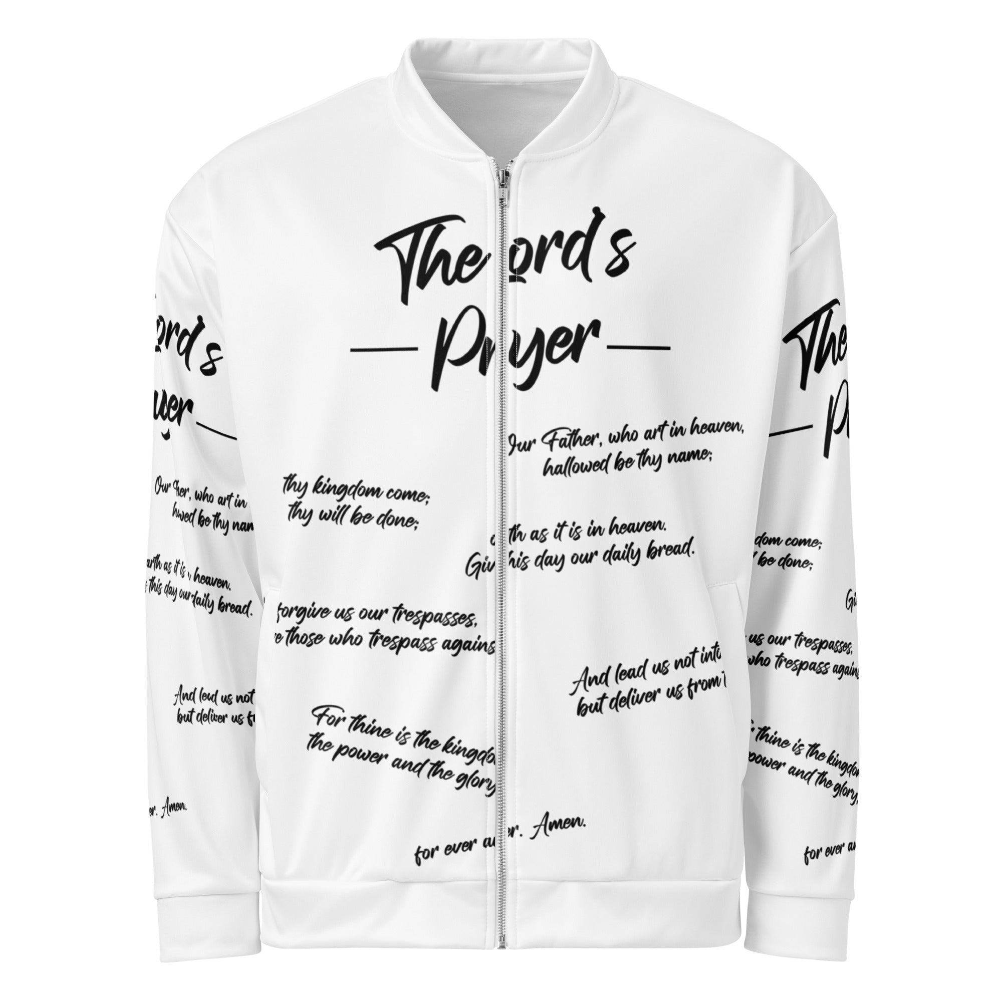 THE LORD'S PRAYER I UNISEX BOMBER JACKET