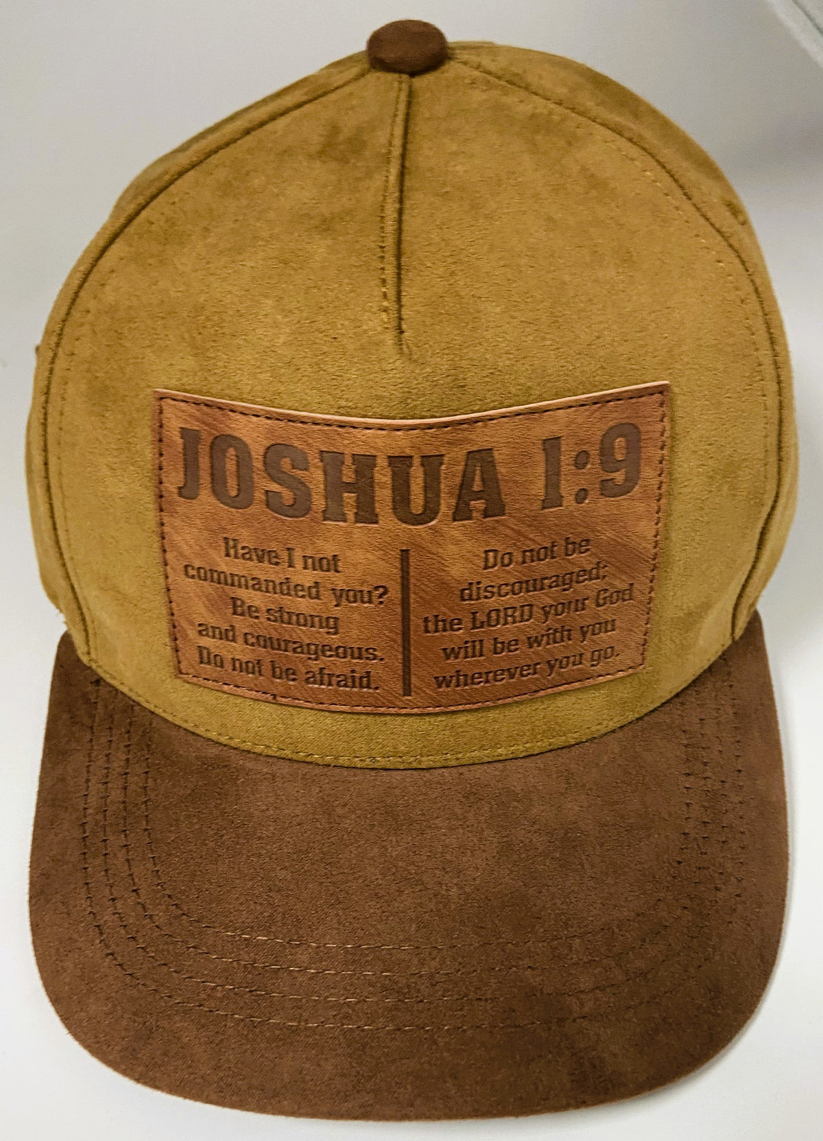 Joshua 1:9 – Premium Suede Baseball Hat