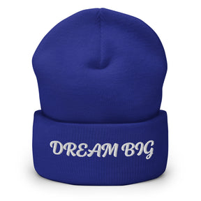 DREAM BIG I CUFFED BEANIE
